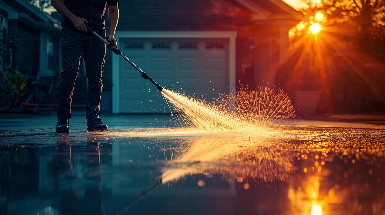 Patio and Driveway Pressure Washing
